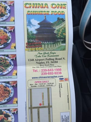 Menu photo 4 China One Naples, FL