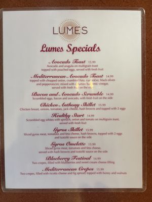 Menu photo 2 Lumes Pancake House Frankfort, IL Menu photo 2 Lumes Pancake House Frankfort, IL