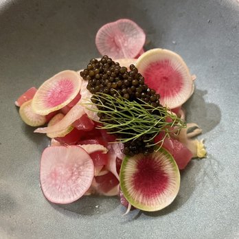 Chef Collins Events - Big eye tuna, shaved fennel, caviar - Party & Event Planning Near Me