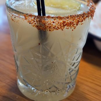 Azotea Cantina - Frozen house margarita with tajin rim - Mexican Near Me - Atlanta, Georgia Azotea Cantina - Frozen house margarita with tajin rim - Mexican Near Me - Atlanta, Georgia