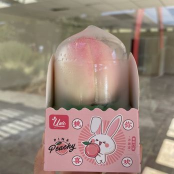 Ume Tea - Pink Peachy Ice Cream - Coffee & Tea Near Me - Cupertino, California