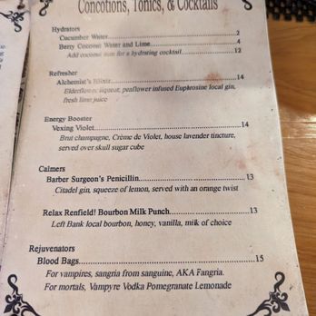 The Apothecary - Menu - Psychics Near Me - New Orleans, Louisiana The Apothecary - Menu - Psychics Near Me - New Orleans, Louisiana