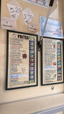 Frit Flagey - Speisekarte - Ixelles, BRU