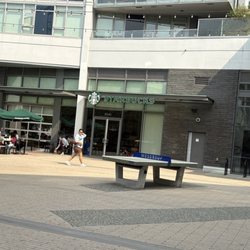 Starbucks - The entrance from the plaza