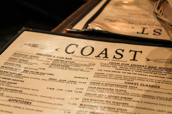 Menu photo 8 Coast Bar & Grill Charleston, SC Menu photo 8 Coast Bar & Grill Charleston, SC