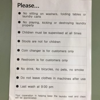 HB Laundry - All the rules for us customers yet we can't use the restroom or have hot water without paying extra?! Is this LA County or something?! - Laundromat Near Me - Huntington Beach, California HB Laundry - All the rules for us customers yet we can't use the restroom or have hot water without paying extra?! Is this LA County or something?! - Laundromat Near Me - Huntington Beach, California
