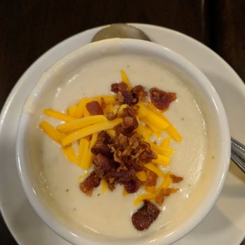 The Green Parrot - Potato Soup (pretty good) - Irish Pub Near Me - Newtown, Pennsylvania