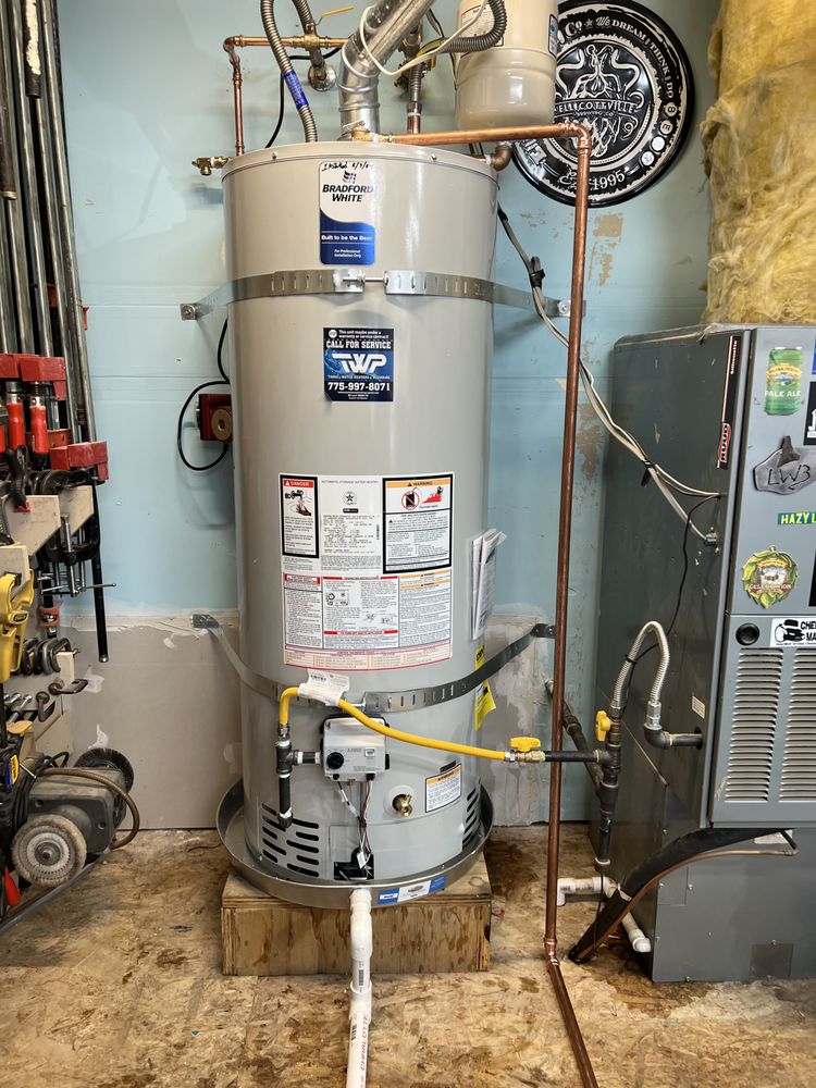 Slide of Tanks waterheaters and plumbing