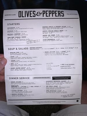 Menu photo 1 Olives And Peppers Greensburg, PA