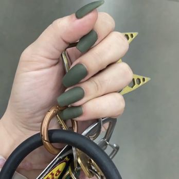 Organic Spa and Nails - Olive Matte nails - Nail Salons Near Me - Austin, Texas Organic Spa and Nails - Olive Matte nails - Nail Salons Near Me - Austin, Texas