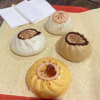 Caobao Hot Steamy Buns - Texas Trio + Veggie - Asian Fusion Near Me - Katy, Texas