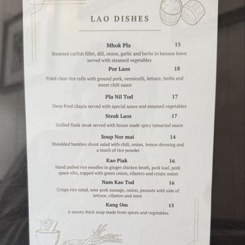 Chaa Roen Pohn - Lao dishes menu, 07-17-2025 - Laotian Near Me - San Francisco, California Chaa Roen Pohn - Lao dishes menu, 07-17-2025 - Laotian Near Me - San Francisco, California