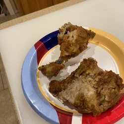 KFC - Greasy mess supposed to be a thigh and a drumstick which was supposed to be tenders.