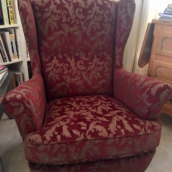 JR Upholstery - "New & Improved"  IKEA chair. - Furniture Reupholstery Near Me - West Chicago, Illinois