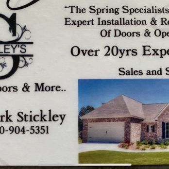 Stickley's Garage Doors and More - Business Card - Garage Door Services Near Me Stickley's Garage Doors and More - Business Card - Garage Door Services Near Me