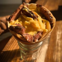 Stephanie's Crepes - Brisket Mac & Cheese