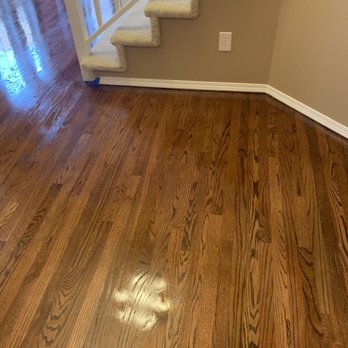 Epic Hardwood Floors - Final coat on entryway - Flooring Near Me - Tacoma, Washington