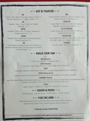 Menu photo 1 Big Bear Deli Post Falls, ID Menu photo 1 Big Bear Deli Post Falls, ID