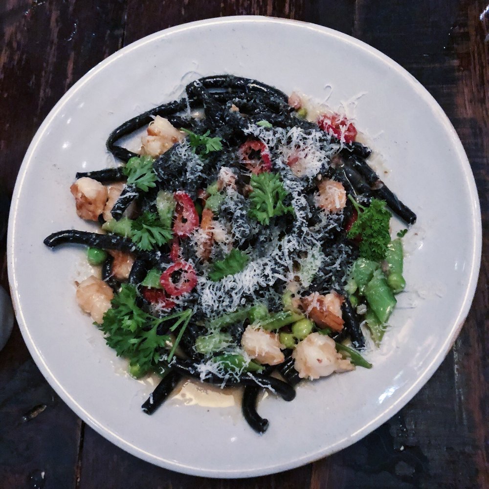 Gemma - Squid Ink Bucatini - French Near Me - Dallas, Texas