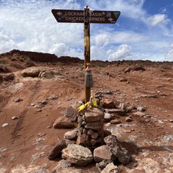 Slickrock Off Road Rentals - Chicken Corners sign!