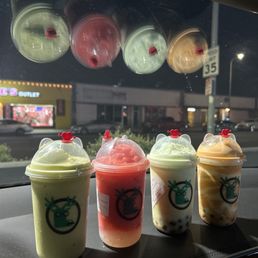 Avocado, watermelon, honeydew, Thai tea! Avocado, watermelon, honeydew, Thai tea!