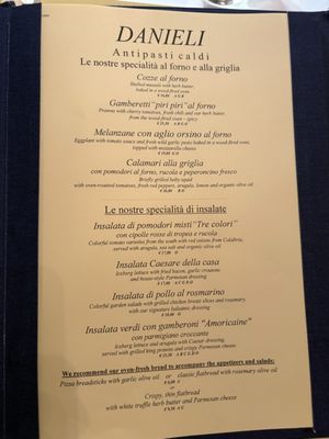 Menu photo 5 Ristorante Danieli Vienna, 9 Menu photo 5 Ristorante Danieli Vienna, 9