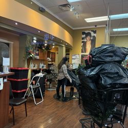 Lotus Hair Salon - That's the lady who told me to go outside cos my son was crying.
