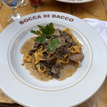 Bocca Di Bacco - Fettuccine Al Funghi - Italian Near Me - New York, New York Bocca Di Bacco - Fettuccine Al Funghi - Italian Near Me - New York, New York