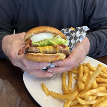 The Legend American Breakfast and Lunch - Avocado, bacon cheeseburger, biggest and freshest burger around! - American Near Me - Vallejo, California The Legend American Breakfast and Lunch - Avocado, bacon cheeseburger, biggest and freshest burger around! - American Near Me - Vallejo, California