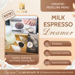 Nails Spa 4 U - NEW PEDICURE ALERT! 
 MILK ESPRESSO DREAMER - NOW AVAILABLE! 

 Your feet work hard every day--now it's time to pamper them!