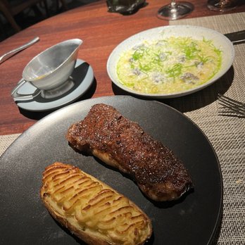 Bludorn - NY strip and risotto - New American Near Me - Houston, Texas Bludorn - NY strip and risotto - New American Near Me - Houston, Texas