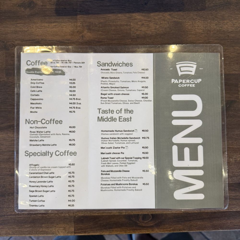 Menu Menu