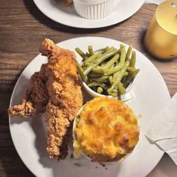 Southern Fire Kitchen - Krispy Fried Catfish, Collard Greens, Green Beans, Yams, Mac and Cheese - Southern Near Me - Brookhaven, Georgia