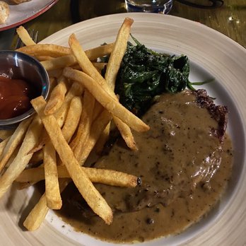 Chez Vous Bistro - Steak Au Poivre - French Near Me - Stamford, Connecticut Chez Vous Bistro - Steak Au Poivre - French Near Me - Stamford, Connecticut