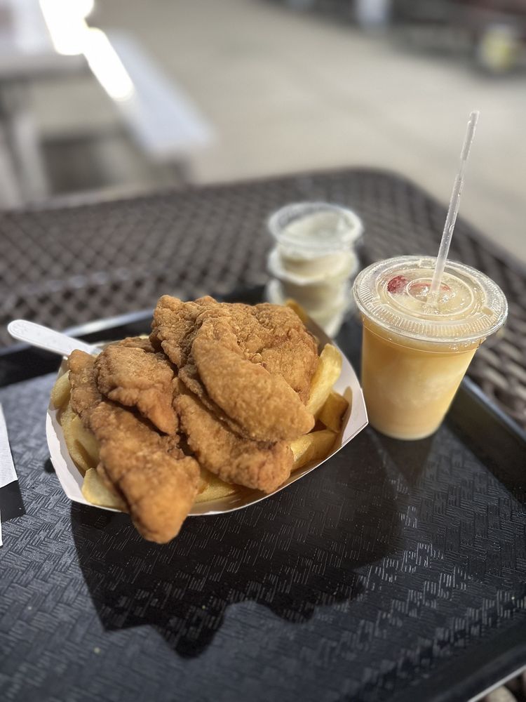 Food from Tony's Pier