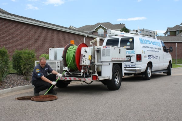 Master Blaster Plumbing & Drain Logo