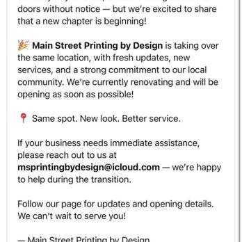 Main Street Printing by Design - Office Equipment Near Me - Blythe, California Main Street Printing by Design - Office Equipment Near Me - Blythe, California