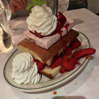 Tony's Di Napoli - Strawberry Shortcake "Family Style" - Italian Near Me - New York, New York Tony's Di Napoli - Strawberry Shortcake "Family Style" - Italian Near Me - New York, New York