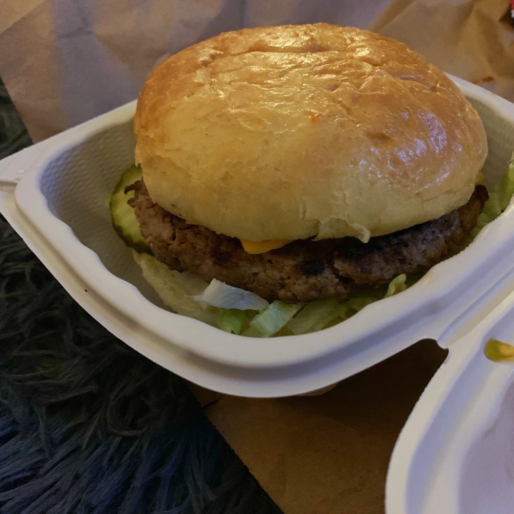 Black Seed Halal Grill - Beef Burger - Middle Eastern Near Me - Boston, Massachusetts
