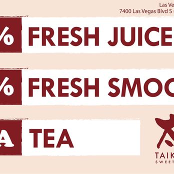 Taikoo - Ours logo and address - Juice Bars & Smoothies Near Me - Las Vegas, Nevada Taikoo - Ours logo and address - Juice Bars & Smoothies Near Me - Las Vegas, Nevada