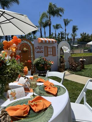 Our Services - *Essentials Package
Starts at $850 Custom backdrop with florals or balloons, perfect for clients who want beautiful decor without all the extras.
Delivery, setup and breakdown fee $120+ depends on the location.
*Elegance Package
Starts at $1400for those looking to add a polished, stylish touch and custom look to their event. Florals or balloons included with a choice of one prop and a cake stand.
Delivery, setup and breakdown fee $150+ depends on the location.
*Grandeur Package
Premium experience designed to impress guests with upscale touches with larger, detailed and deluxe set up. Starts at $1950 . One prop, Dessert table or cart included.
Delivery, setup and breakdown fee $180+ depends on the location.
*Majesty Package
A show-stopping package for clients who want their event to be truly unforgettable. Starts at $2950 an ultimate decor experience, it includes props, dessert table or cart and center pieces up to 40 guests.
Delivery, setup and Breakdown Fee $200+ depends on the location. Our Services - *Essentials Package
Starts at $850 Custom backdrop with florals or balloons, perfect for clients who want beautiful decor without all the extras.
Delivery, setup and breakdown fee $120+ depends on the location.
*Elegance Package
Starts at $1400for those looking to add a polished, stylish touch and custom look to their event. Florals or balloons included with a choice of one prop and a cake stand.
Delivery, setup and breakdown fee $150+ depends on the location.
*Grandeur Package
Premium experience designed to impress guests with upscale touches with larger, detailed and deluxe set up. Starts at $1950 . One prop, Dessert table or cart included.
Delivery, setup and breakdown fee $180+ depends on the location.
*Majesty Package
A show-stopping package for clients who want their event to be truly unforgettable. Starts at $2950 an ultimate decor experience, it includes props, dessert table or cart and center pieces up to 40 guests.
Delivery, setup and Breakdown Fee $200+ depends on the location.