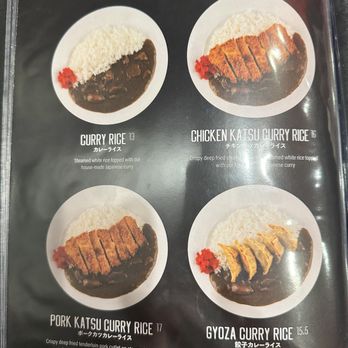 Onoya Ramen - Curry menu - Ramen Near Me - Honolulu, Hawaii Onoya Ramen - Curry menu - Ramen Near Me - Honolulu, Hawaii