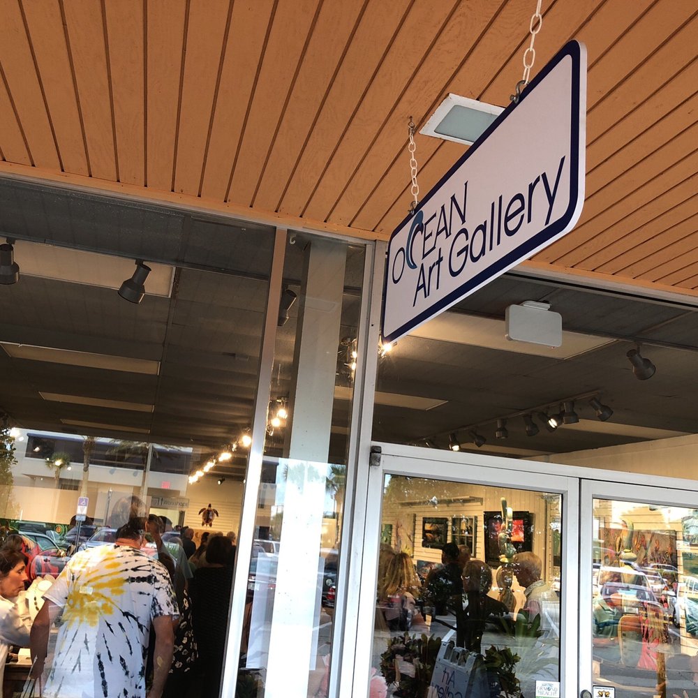 Ocean Art Gallery - Sign outside - Art Galleries Near Me - Ormond Beach, Florida