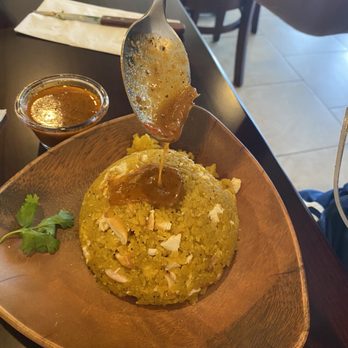 Raine's Kitchen - Mofongo - plantain, garlic and chicken - Desserts Near Me - Howell Township, New Jersey Raine's Kitchen - Mofongo - plantain, garlic and chicken - Desserts Near Me - Howell Township, New Jersey