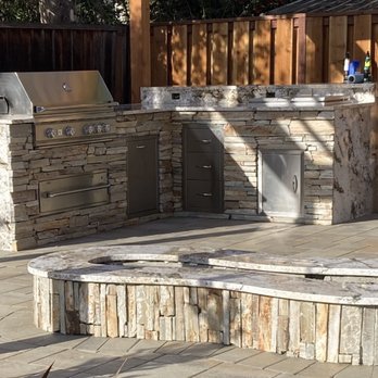 Unlimited Outdoor Kitchen - Grill to match the firepit. - Landscape Architects or Designers Near Me - San Jose, California Unlimited Outdoor Kitchen - Grill to match the firepit. - Landscape Architects or Designers Near Me - San Jose, California