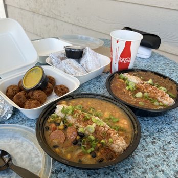 Roux Dat - Beignets, hush puppies, large stews - Cajun/Creole Near Me - Capitola, California Roux Dat - Beignets, hush puppies, large stews - Cajun/Creole Near Me - Capitola, California