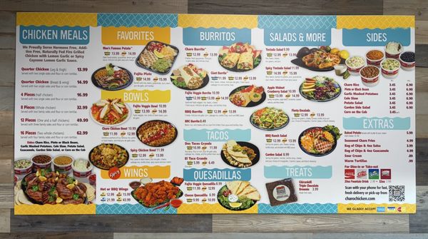 Menu photo 1 Charo Chicken Long Beach, CA