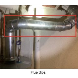 Allied Plumbing & Sewer Services - Improper rise in flue