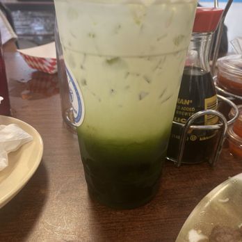 T&K Kitchen - Thai Green Tea w/ Boba - Vietnamese Near Me - Wichita Falls, Texas