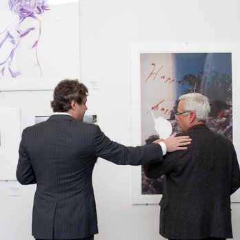 Steven Vail Fine Arts - Project Room DM - Candid from "Sourced" exhibition (2012-2013) featuring the gallery owner himself! - Art Galleries Near Me - Des Moines, Iowa Steven Vail Fine Arts - Project Room DM - Candid from "Sourced" exhibition (2012-2013) featuring the gallery owner himself! - Art Galleries Near Me - Des Moines, Iowa